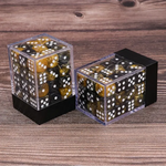 HD Dice 36 12mm D6 Dice Block - Opaque - Gold/Black