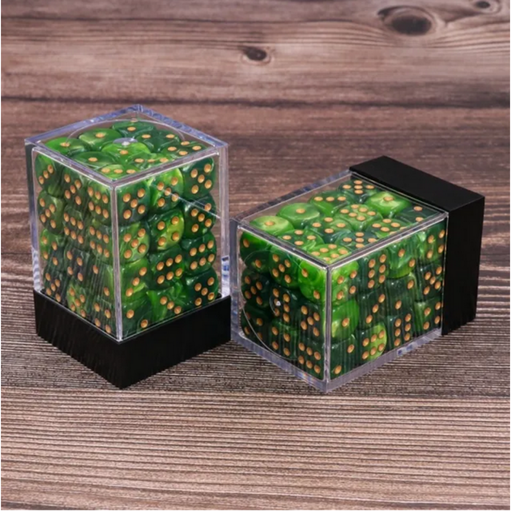 HD Dice 36 12mm D6 Dice Block - Opaque - Green Blend