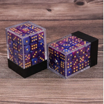 HD Dice 36 12mm D6 Dice Block - Opaque - Purple/Navy Blue