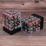 HD Dice 36 12mm D6 Dice Block - Opaque - Red/Green