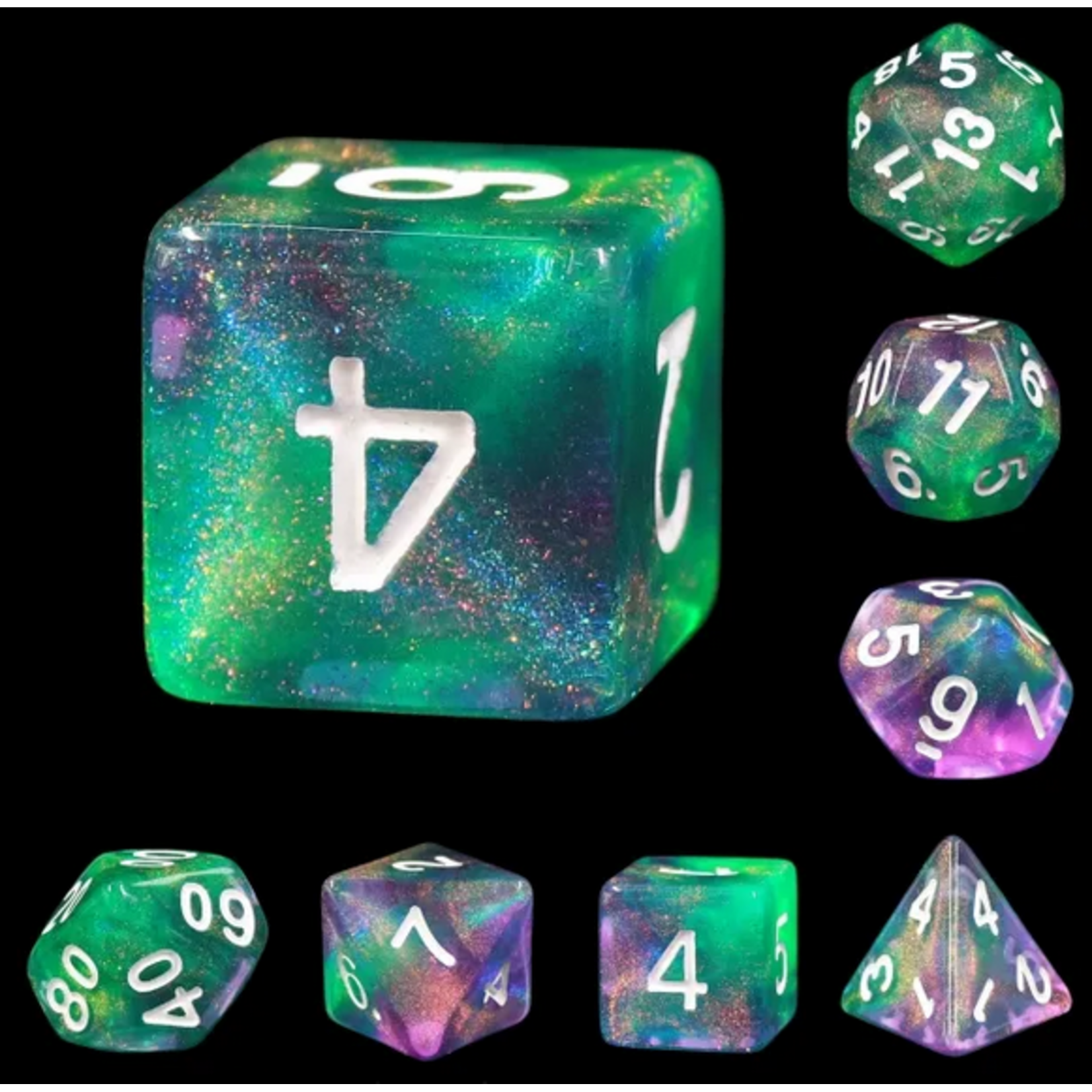 HD Dice 7 Set Polyhedral Dice - Portion