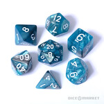 HD Dice 7 Set Polyhedral Dice - Blue Steel