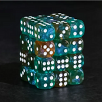 HD Dice 36 12mm D6 Dice Block - Translucent - Tranquil World