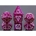 HD Dice 7 Set Polyhedral Dice - Auspicious Clouds (Purple)