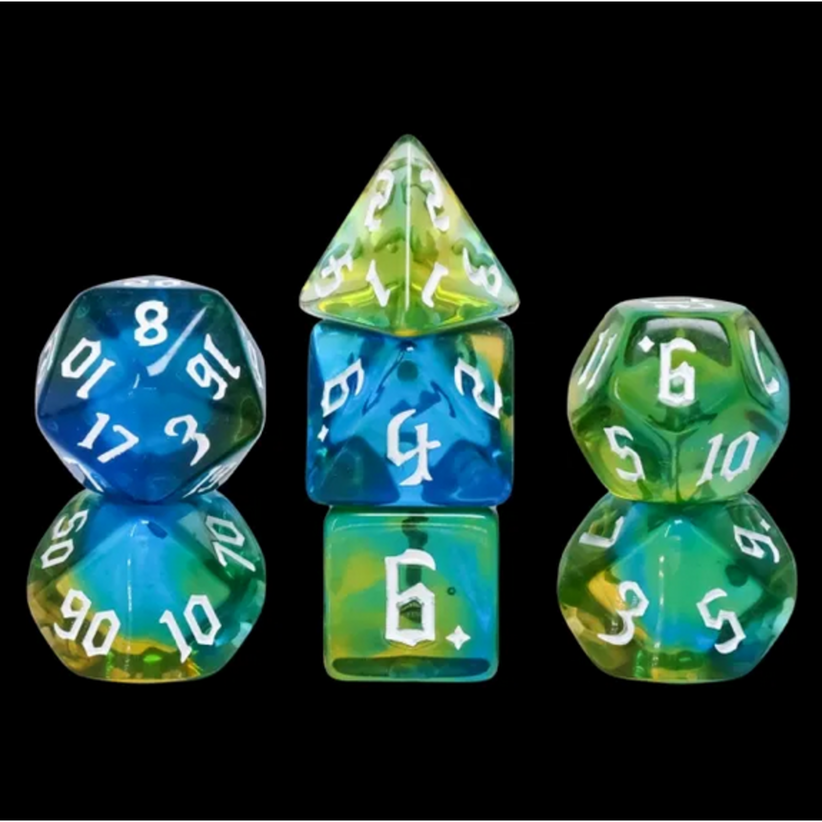 HD Dice 7 Set Polyhedral Dice - Babble Brook