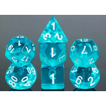 HD Dice 7 Set Polyhedral Dice - Blue Gems