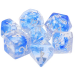 HD Dice 7 Set Polyhedral Dice - Blue Nebula
