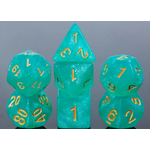 HD Dice 7 Set Polyhedral Dice - Verdigris