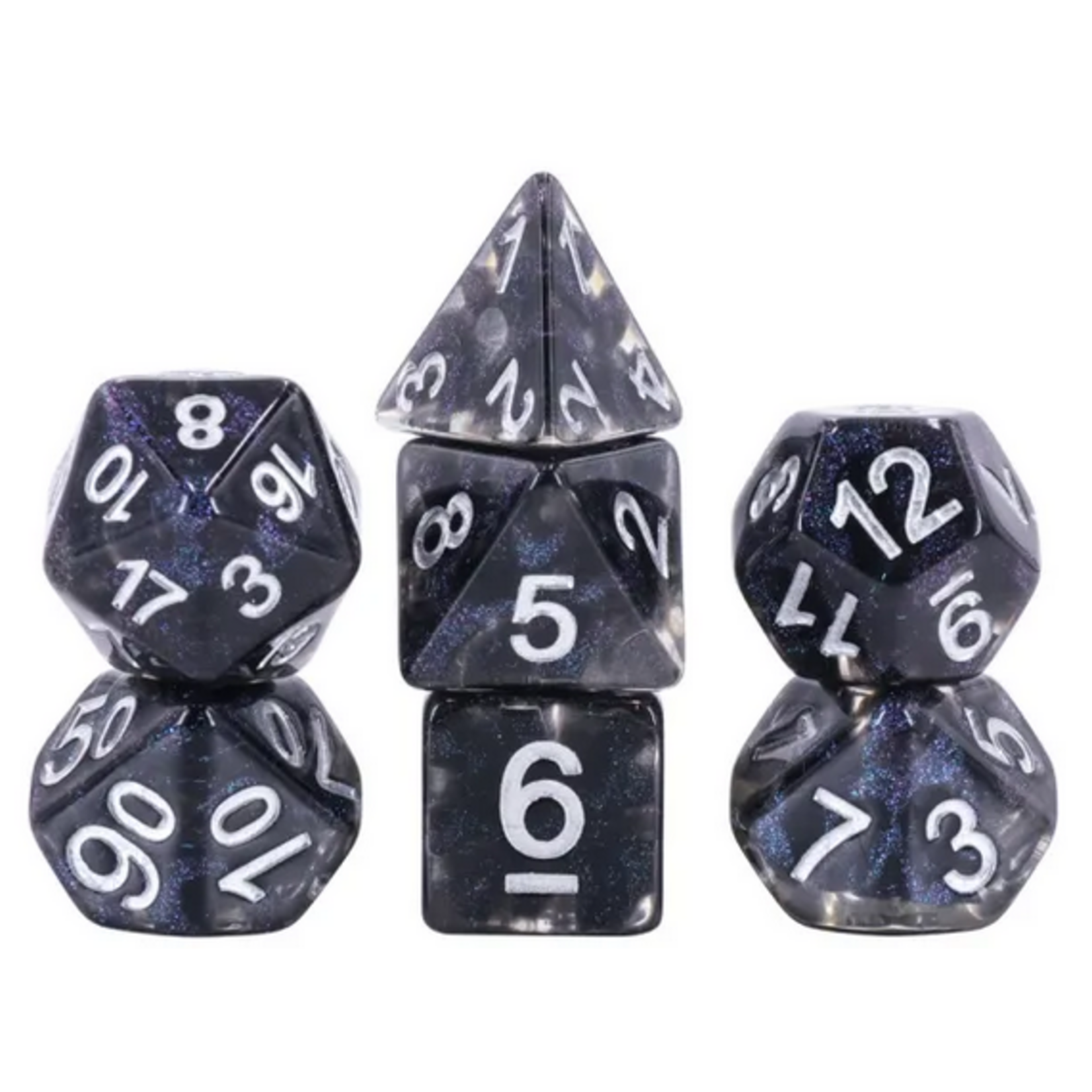 HD Dice 7 Set Polyhedral Dice - Twinkled Star