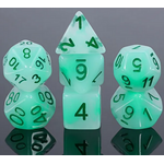 HD Dice 7 Set Polyhedral Dice - Turquiose Jade