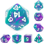 HD Dice 7 Set Polyhedral Dice - The Joker