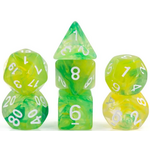 HD Dice 7 Set Polyhedral Dice - Lush Wind