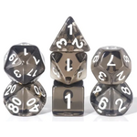 HD Dice 7 Set Polyhedral Dice - Grey Gems