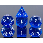 HD Dice 7 Set Polyhedral Dice - Navy Blue