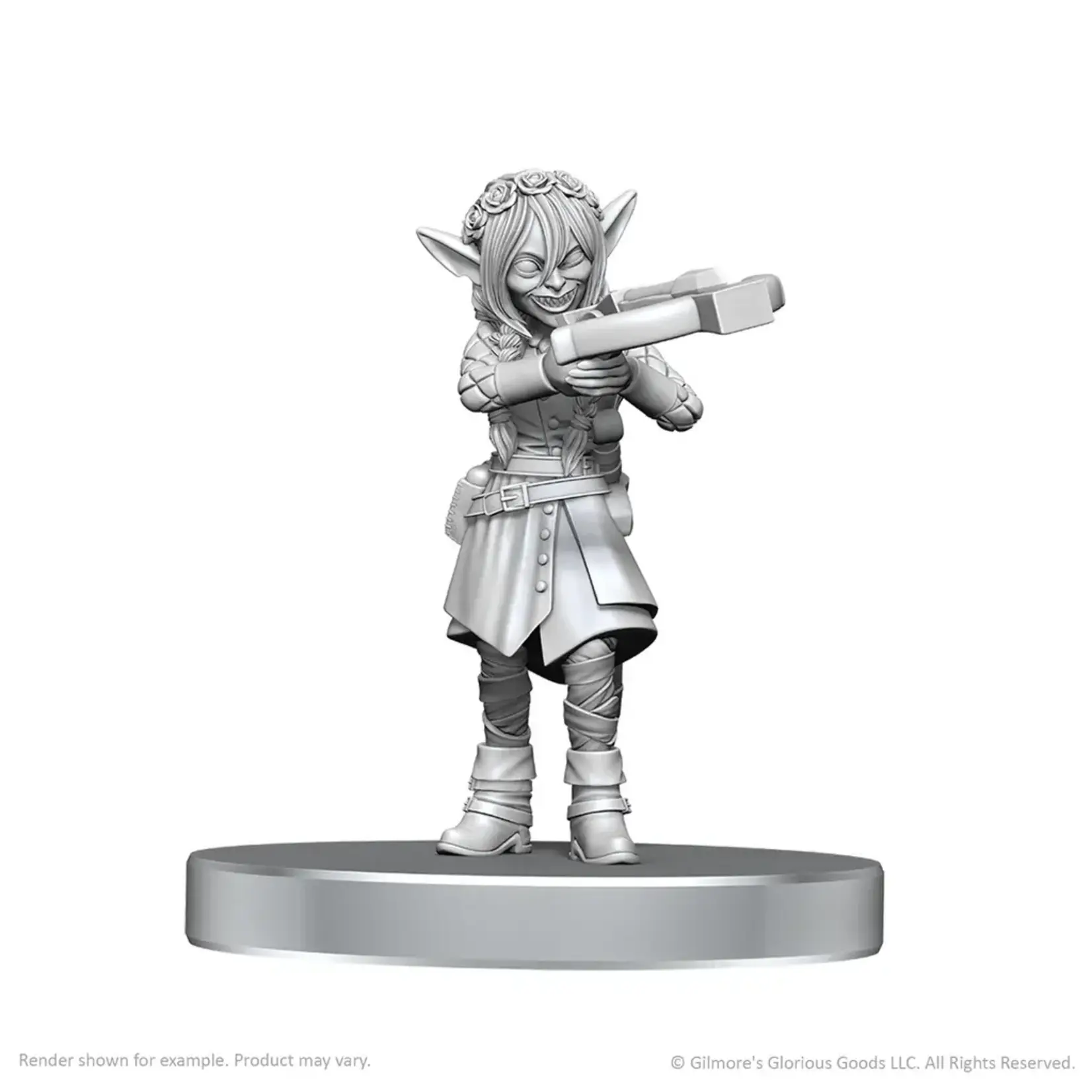 Wiz Kids Unpainted Miniatures: Veth Brenatto & Nott the Brave - CR - W26 (Order for new space)