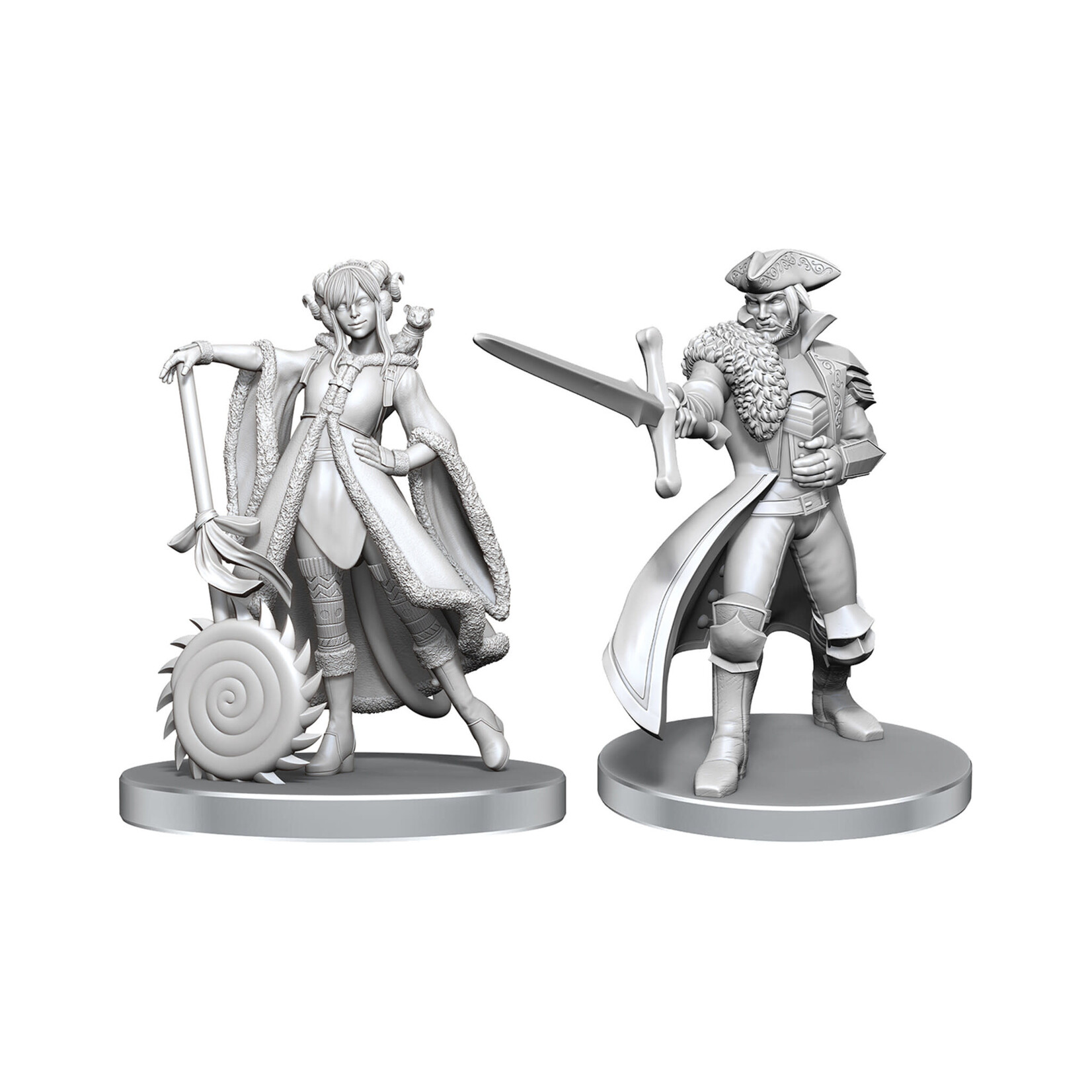 Wiz Kids Unpainted Miniatures: Jester Lavorre & Fjord Stone - CR - W26 (Order for new space)