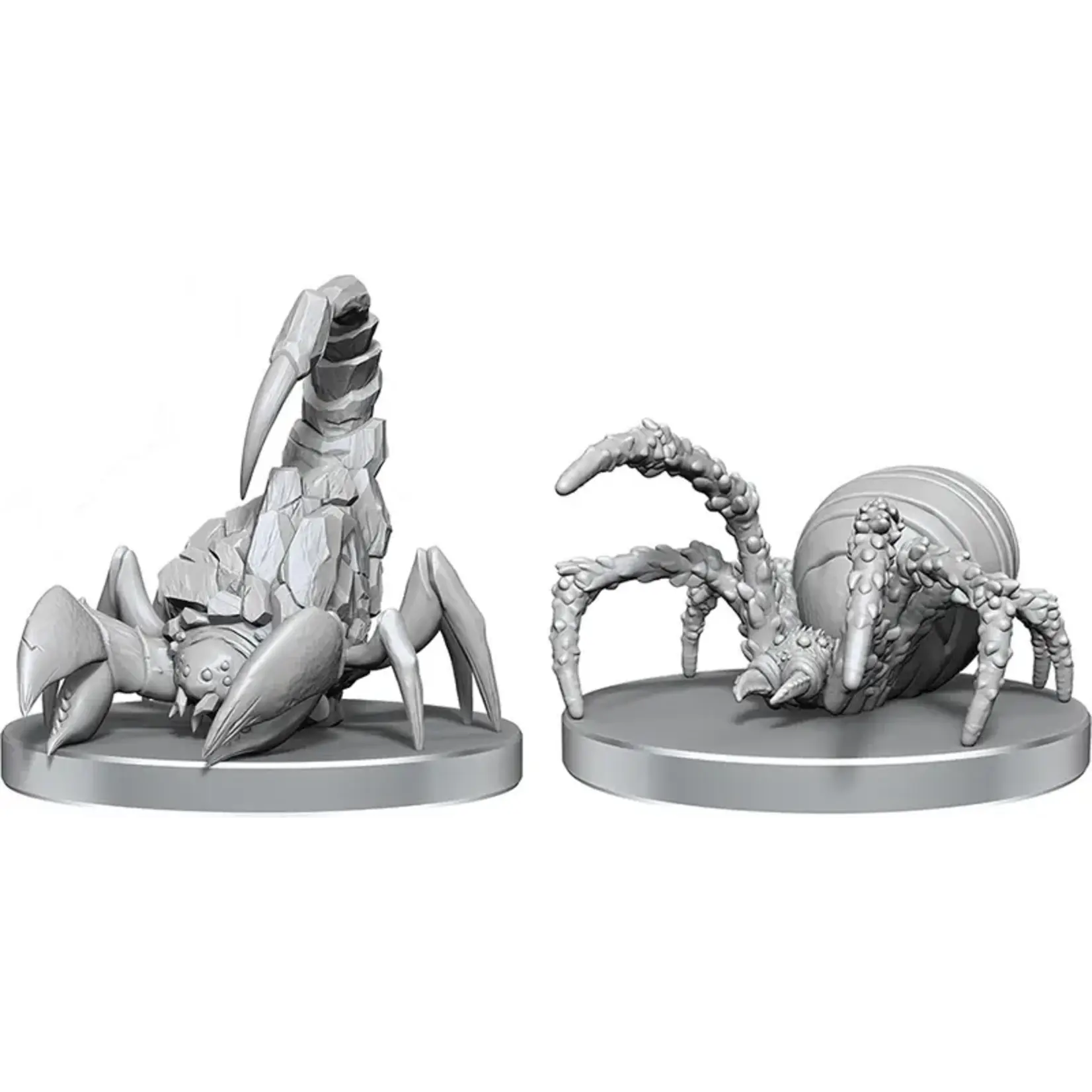 Wiz Kids Unpainted Miniatures: Cave Scorpion & Hunting Spider - DC - W26 (Order for new space)