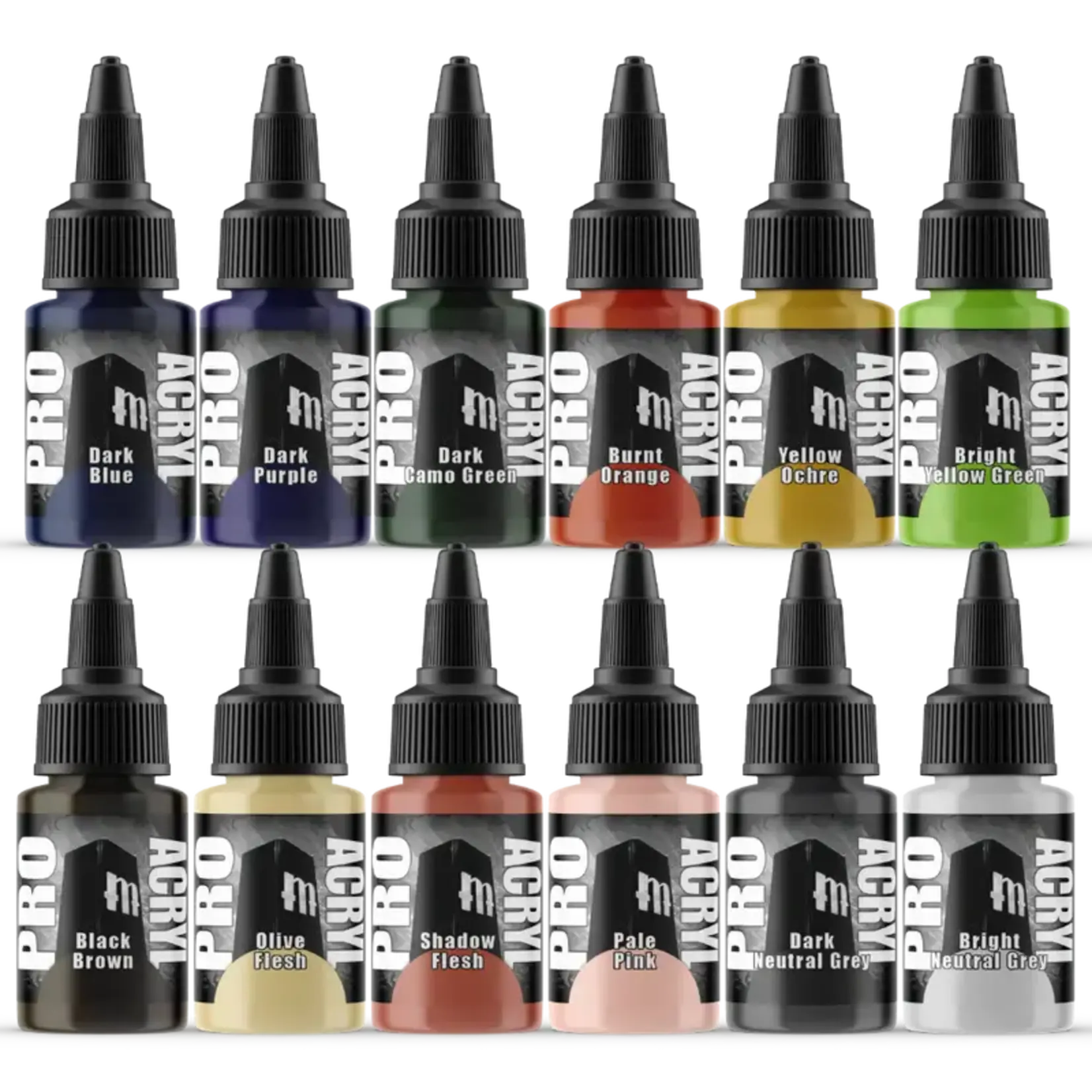 Monument Hobbies Pro Acryl - Paint Set: