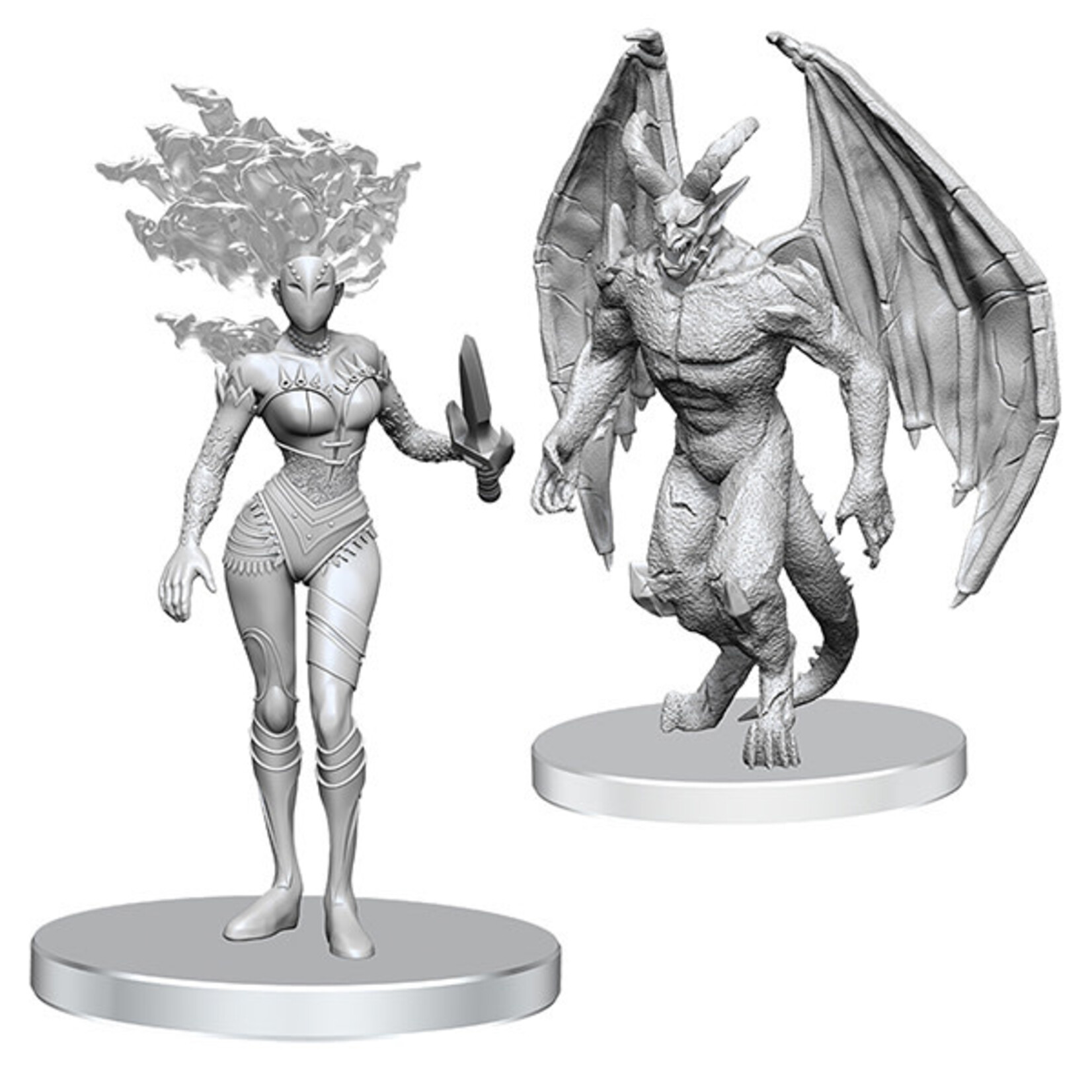Wiz Kids Unpainted Miniatures: Gargoyle & Shae - PF - W27 (Order for new space)