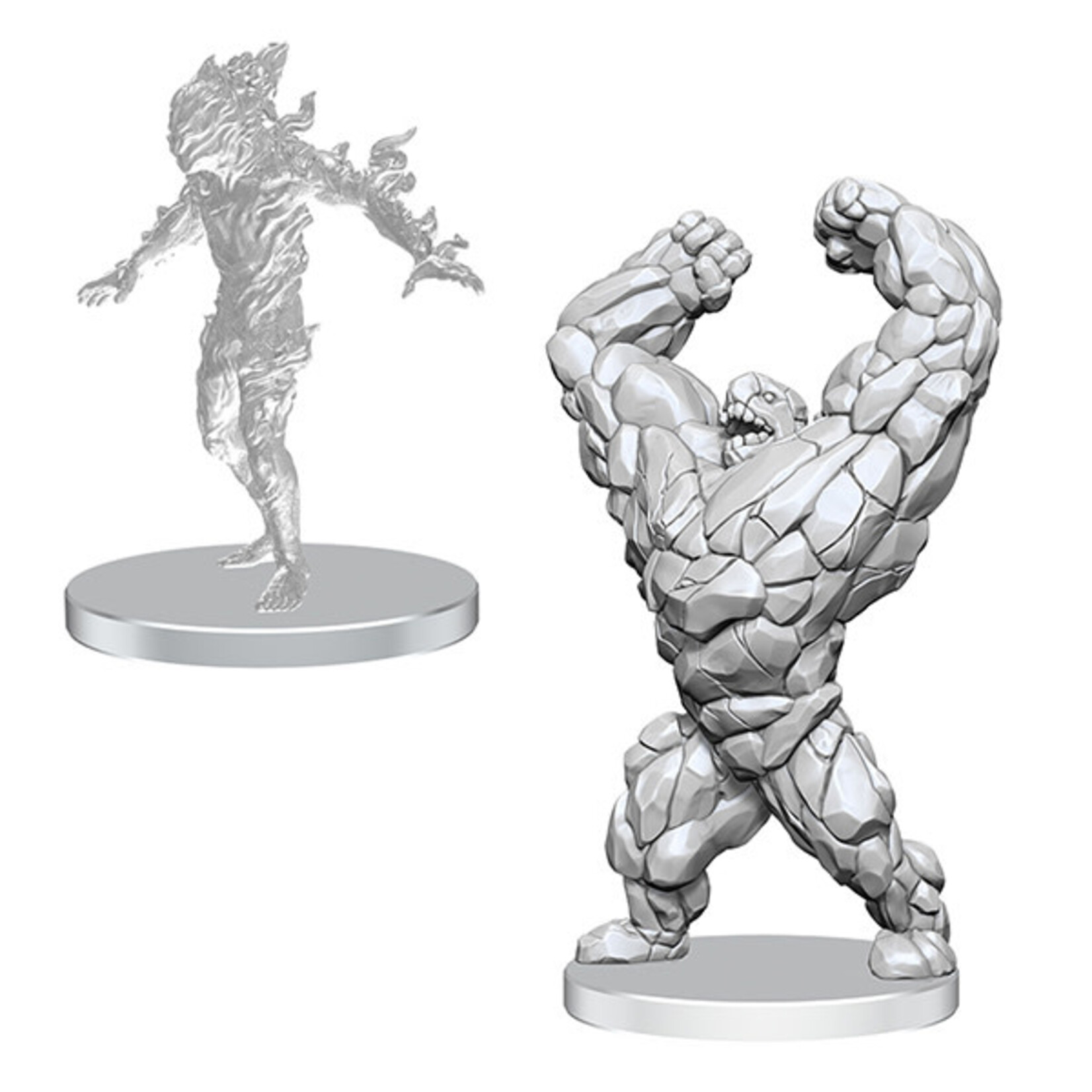 Wiz Kids Unpainted Miniatures: Living Landslide & Living Wildfire - PF - W27