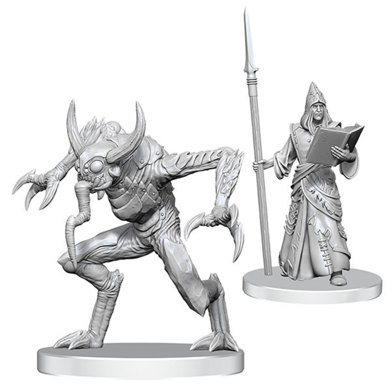 Wiz Kids Unpainted Miniatures: Vloriak & Demonologist - PF - W27