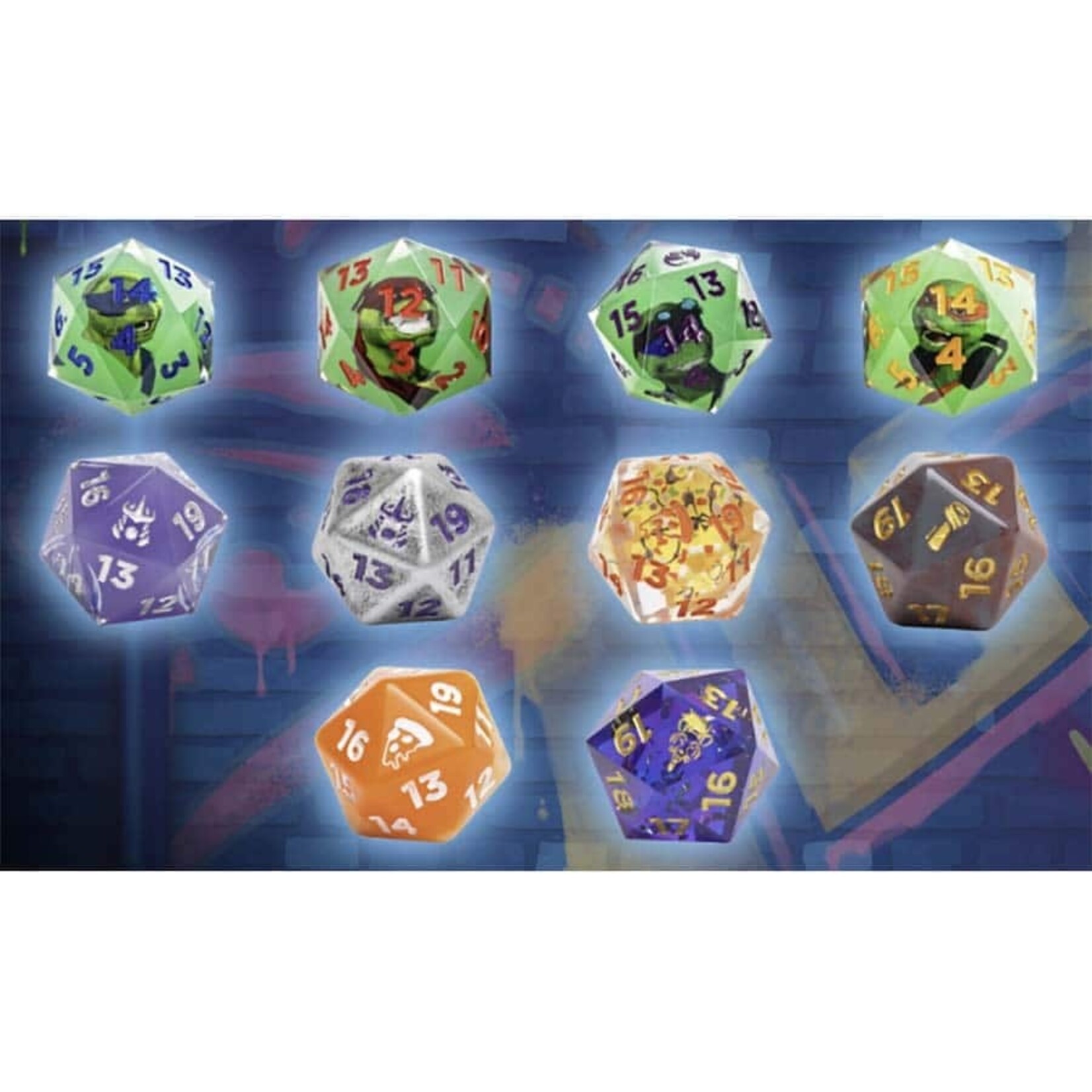Sirius Dice: MTG - TMNT 55mm D20 Spindown