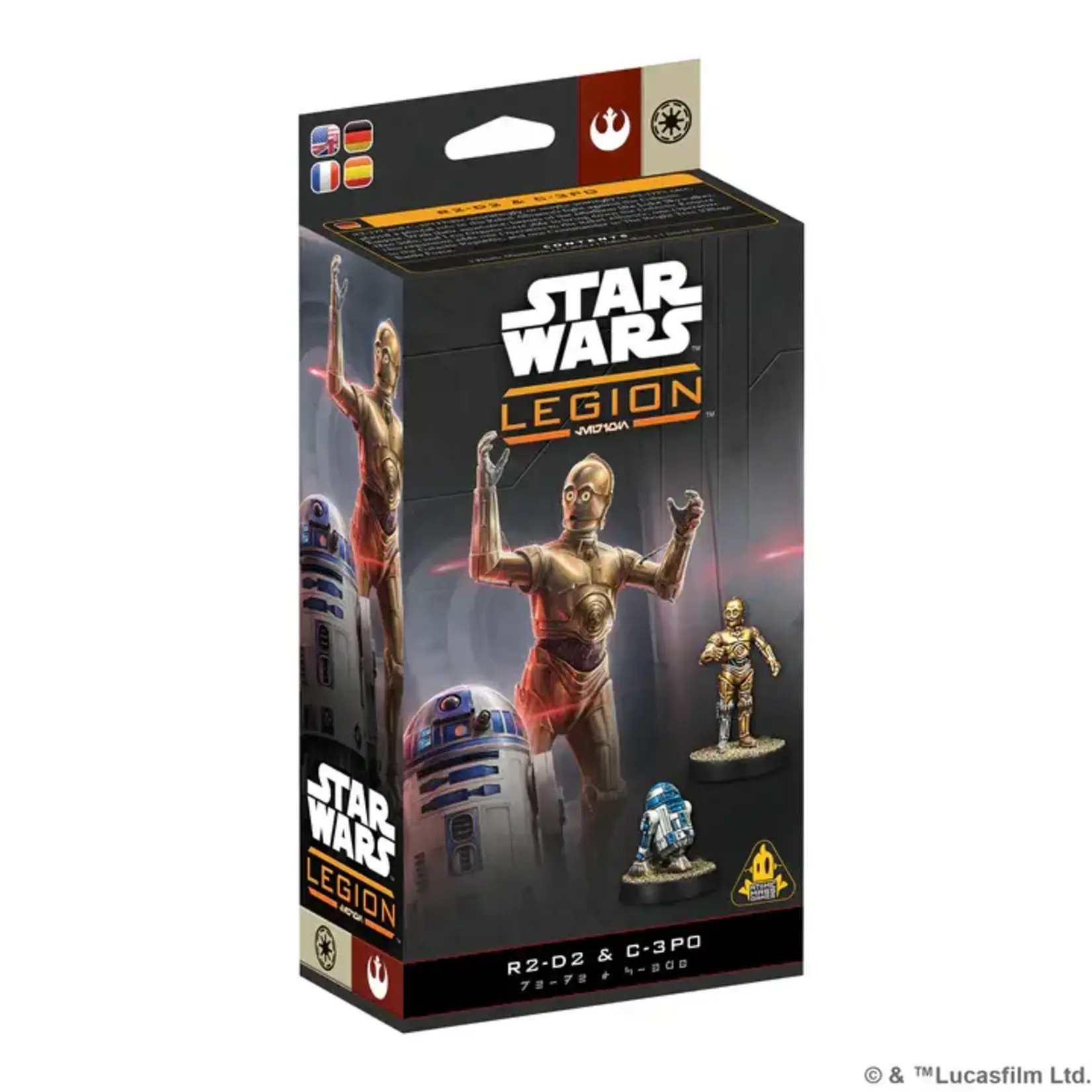 Atomic Mass Games Star Wars Legion: Rebel/Republic - R2D2 & C-3PO