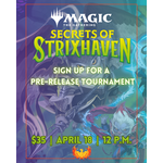 Wizards of the Coast MTG: Secrets of Strixhaven - Prerelease: Saturday 4/18 - 12pm