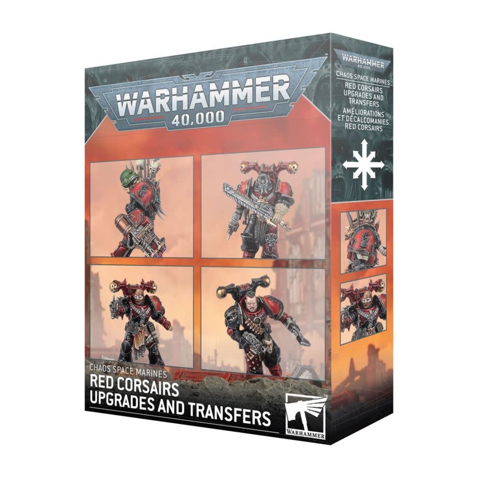 Games Workshop Warhammer 40K: Chaos Space Marines - Red Corsairs Upgrades
