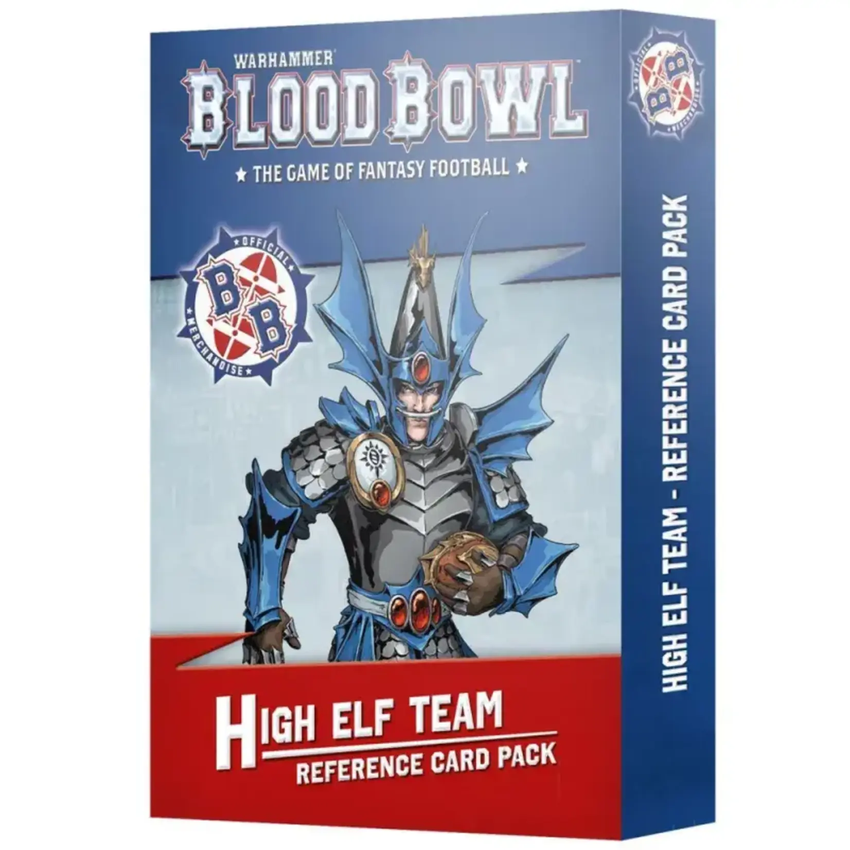 Games Workshop Blood Bowl: High Elf Team - Reference Card Pack