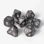 Die Hard Dice Die Hard RPG Dice 7 Set - Shadowlance w/Silver