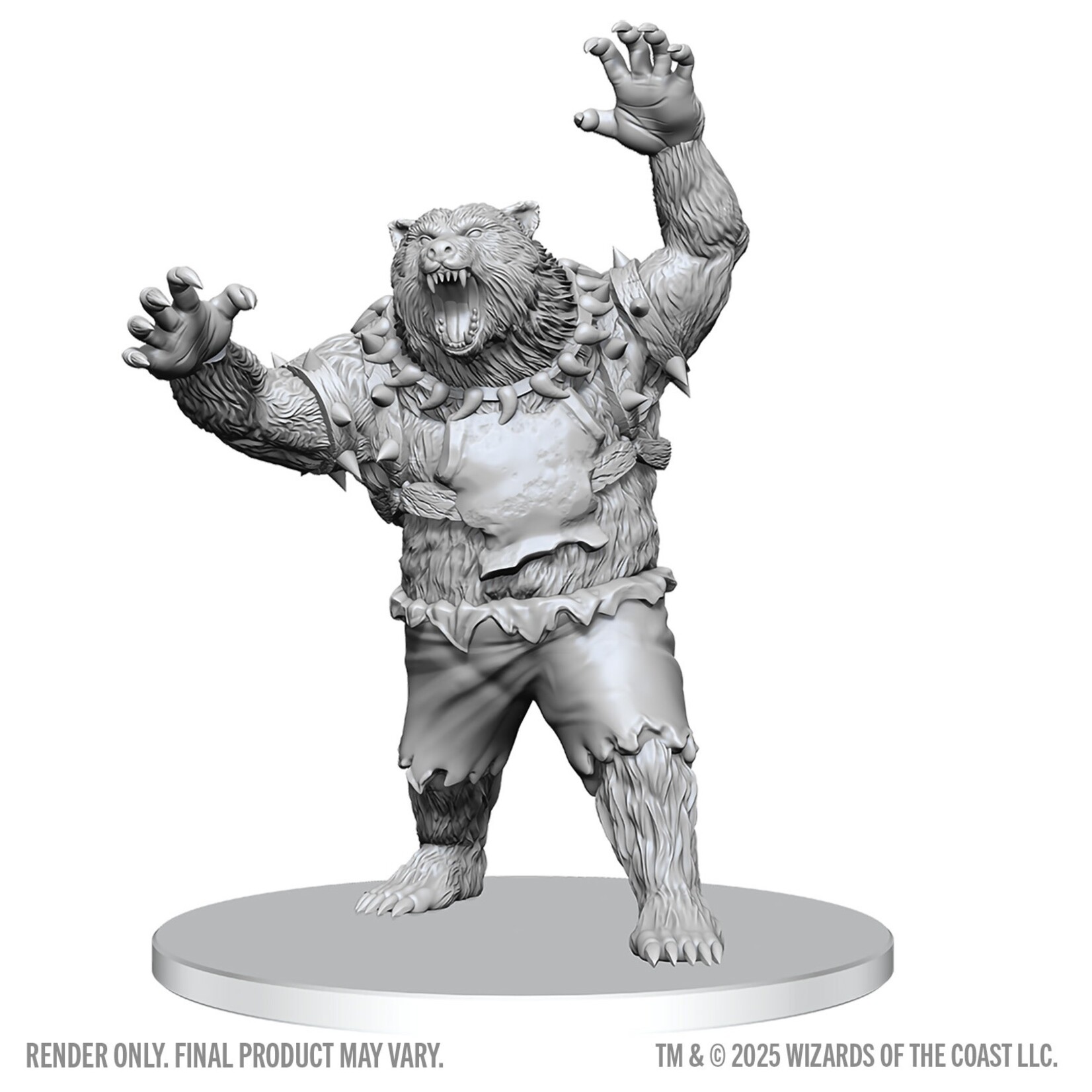 Wiz Kids Unpainted Miniatures: Werebear - D&D - W28