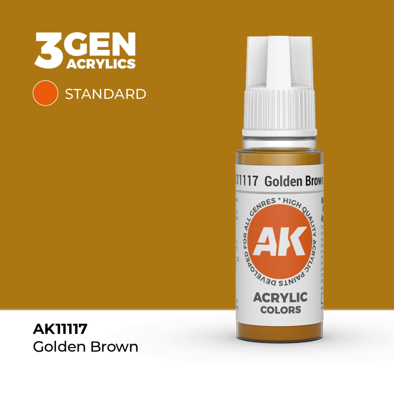 AK Interactive AK Interactive: 3G - Golden Brown 17ml