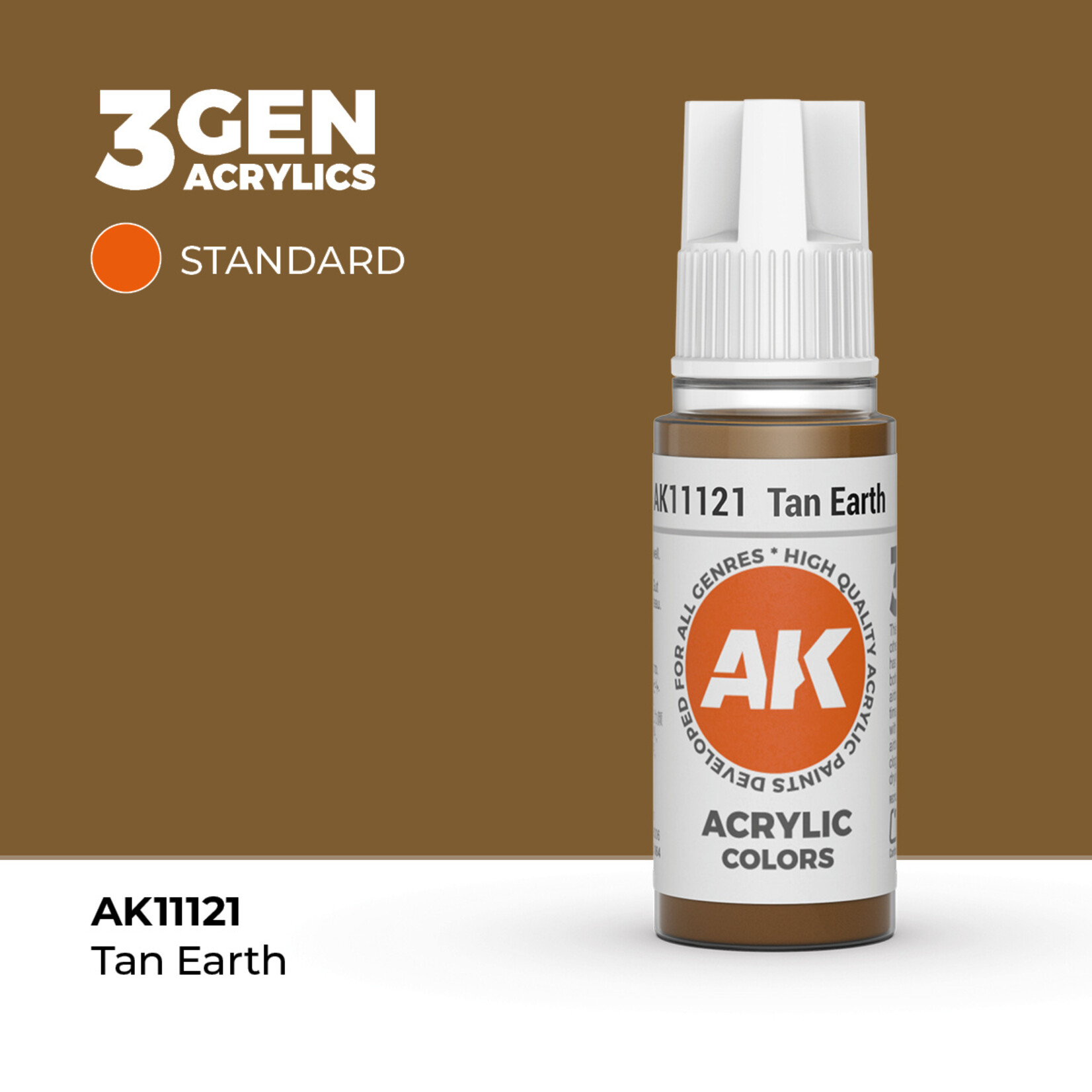 AK Interactive AK Interactive: 3G - Tan Earth 17ml - Standard