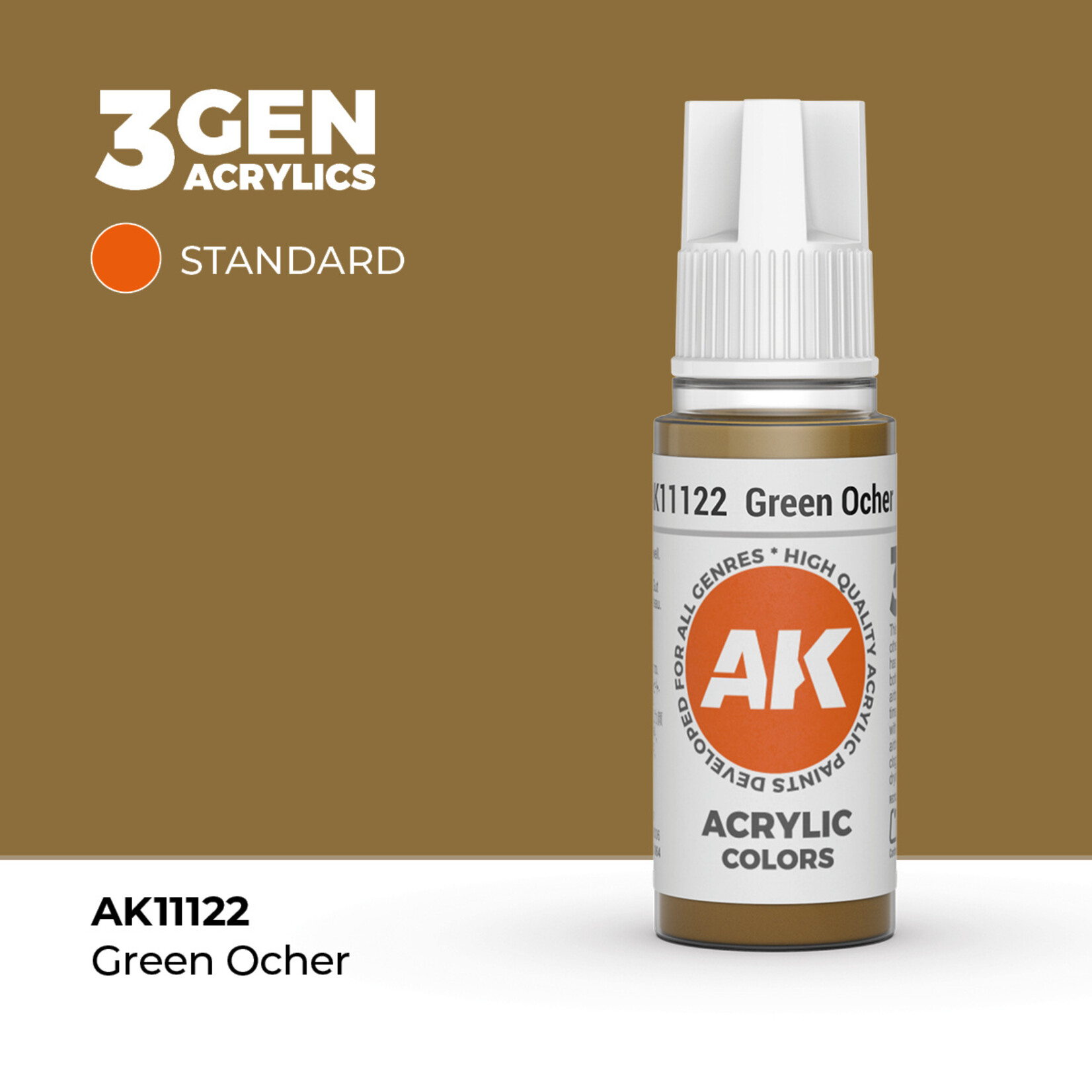 AK Interactive AK Interactive: 3G - Green Ocher 17ml