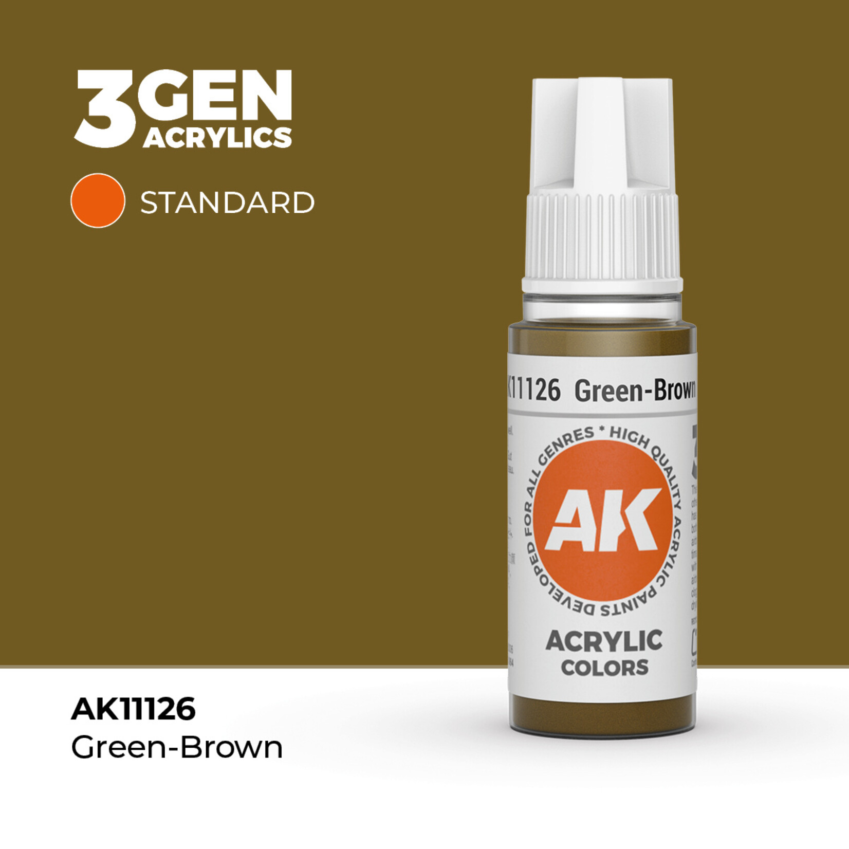 AK Interactive AK Interactive: 3G - Green-Brown 17ml