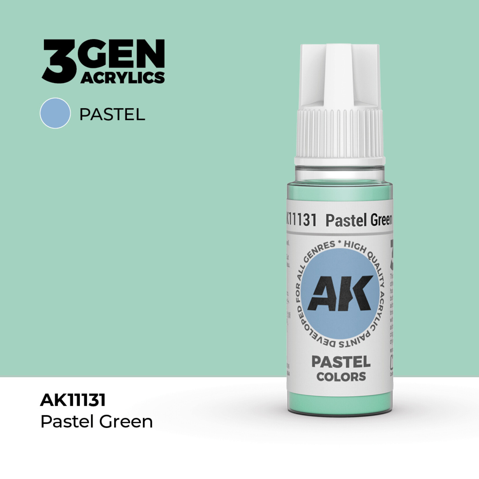 AK Interactive AK Interactive: 3G - Pastel Green 17ml