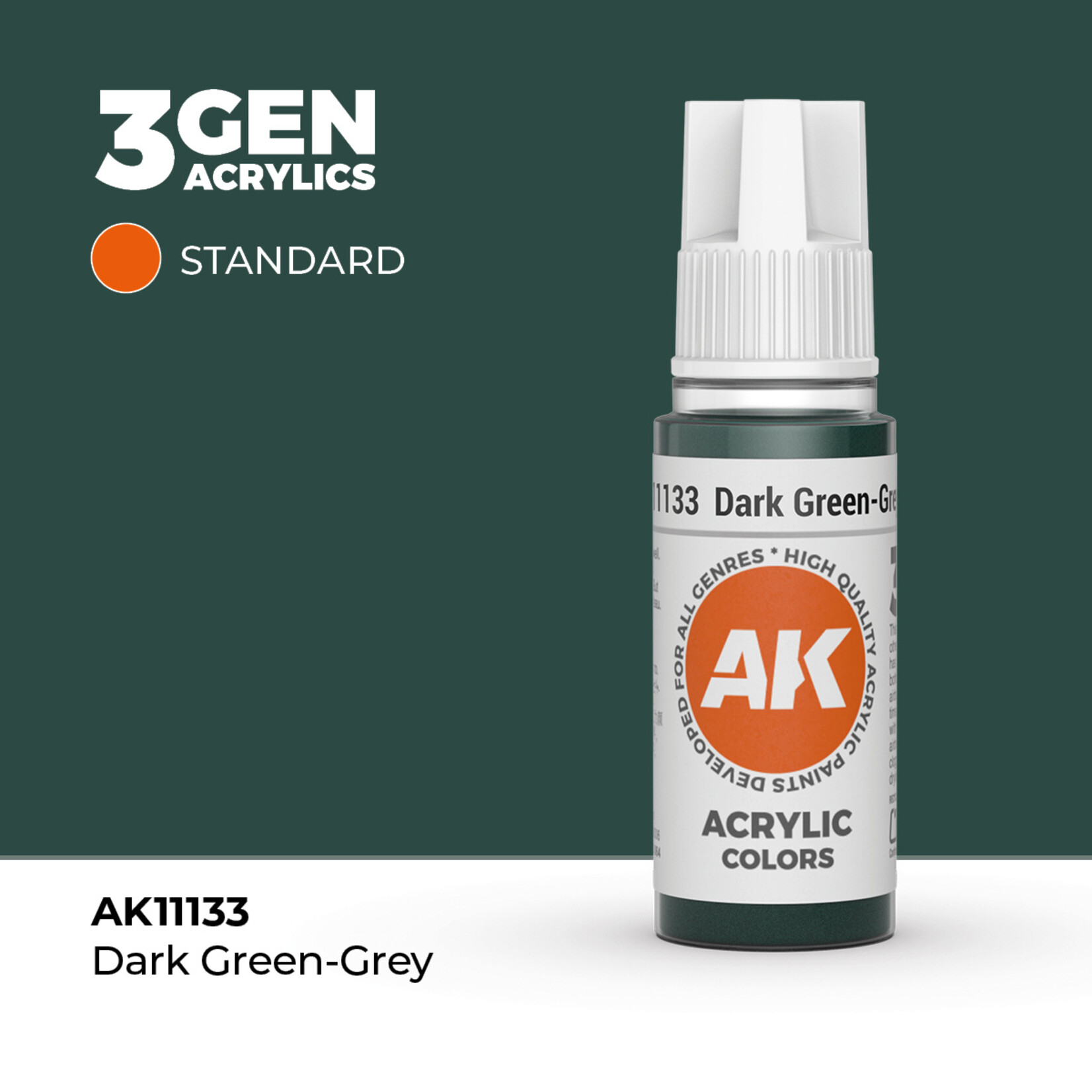 AK Interactive AK Interactive: 3G - Dark Green-Grey 17ml