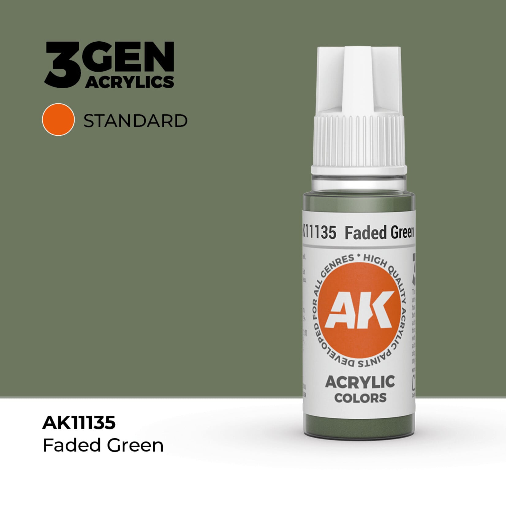 AK Interactive AK Interactive: 3G - Faded Green 17ml