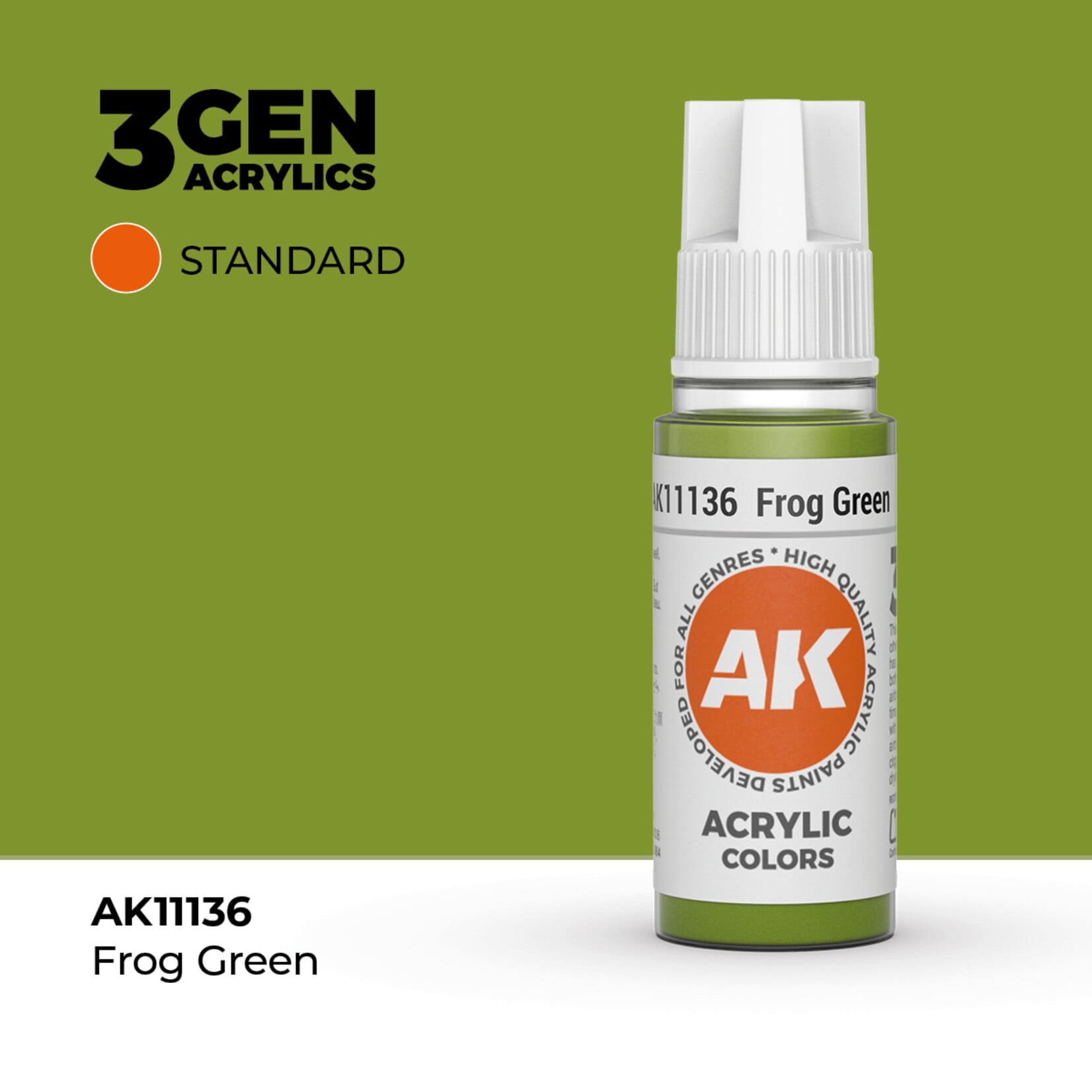AK Interactive AK Interactive: 3G - Frog Green 17ml