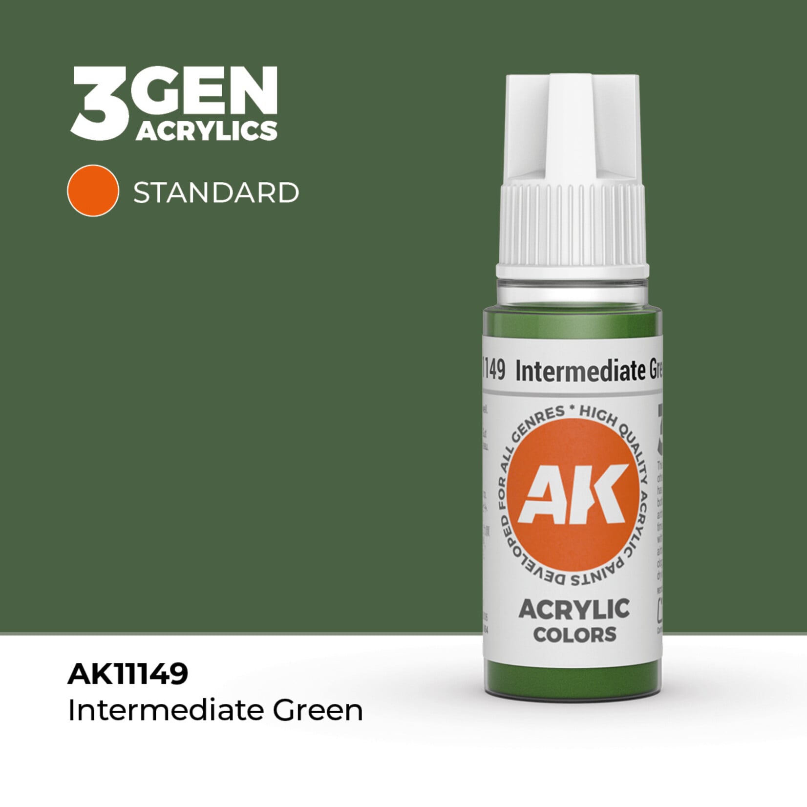 AK Interactive AK Interactive: 3G - Intermediate Green 17ml