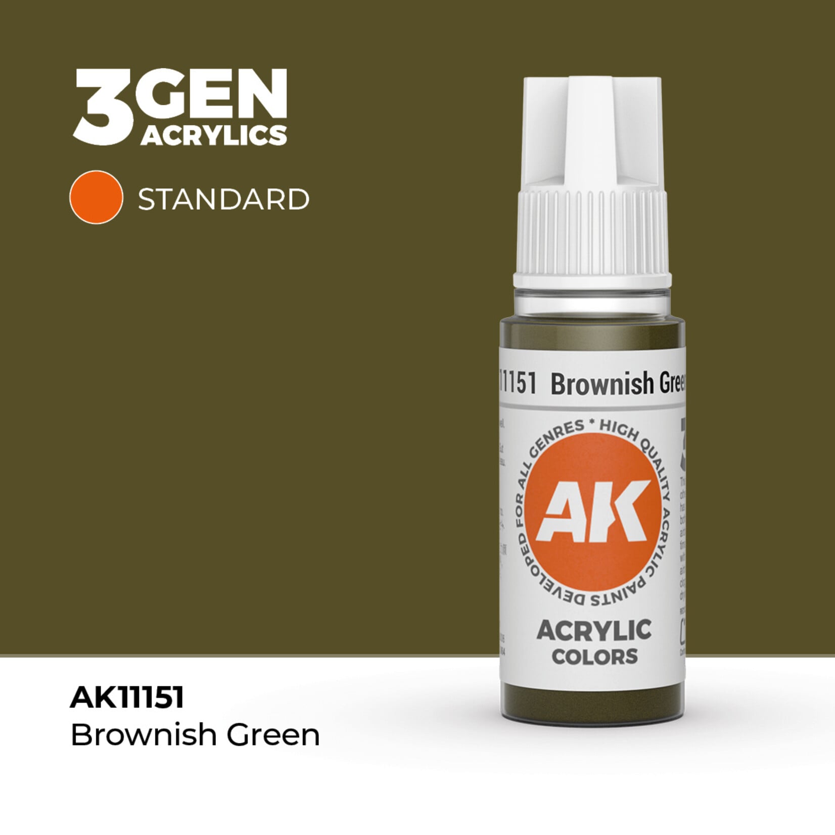 AK Interactive AK Interactive: 3G - Brownish Green 17ml
