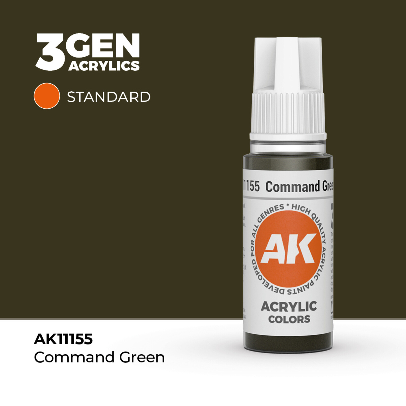 AK Interactive AK Interactive: 3G - Command Green 17ml