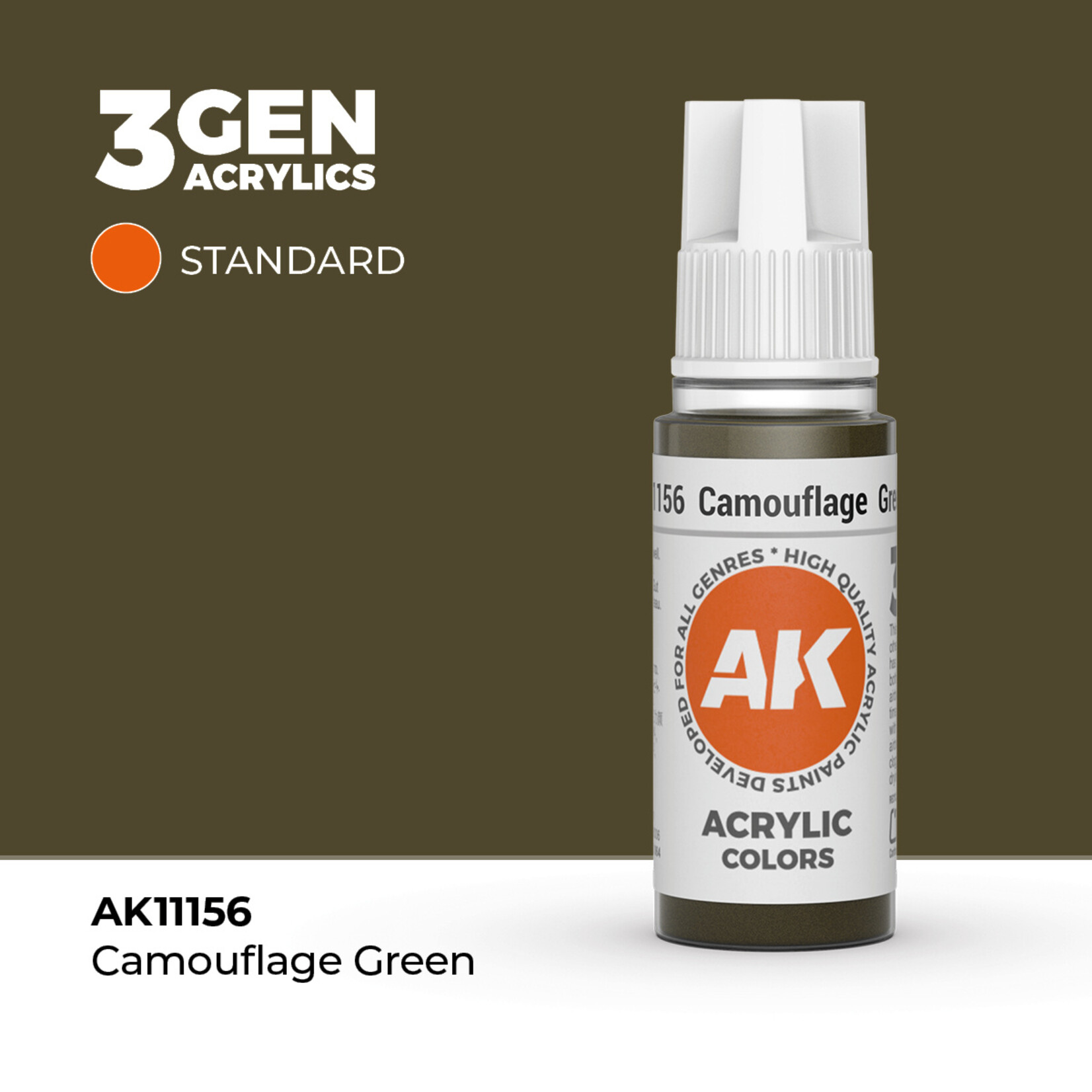 AK Interactive AK Interactive: 3G - Camouflage Green 17ml