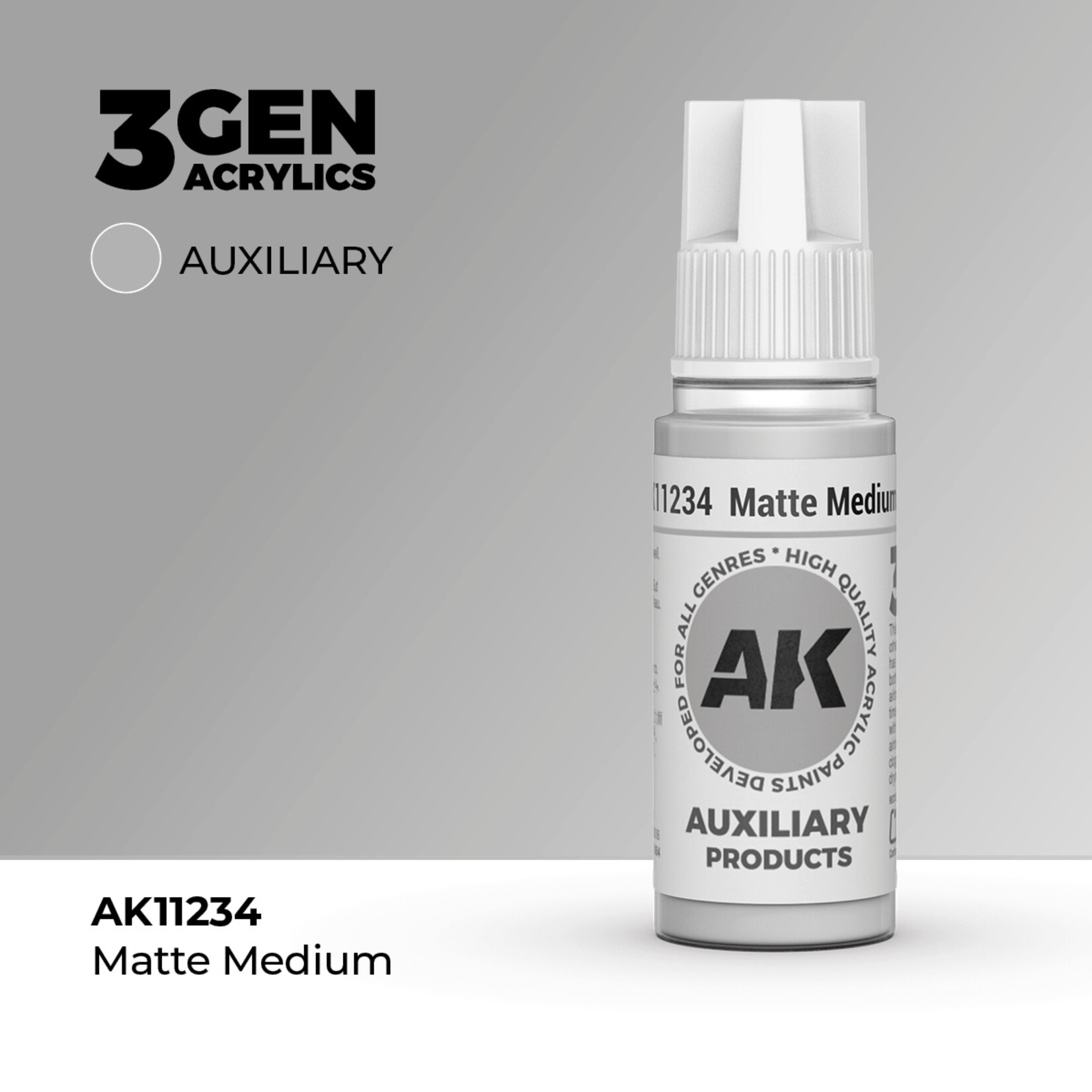 AK Interactive AK Interactive: 3G - Acrylic Matte Medium 17ml