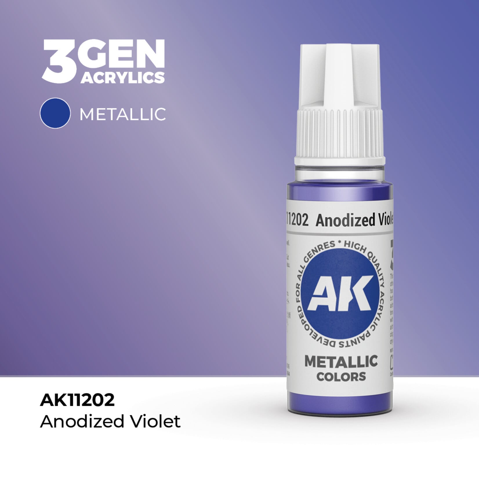 AK Interactive AK Interactive: 3G - Anodized Violet 17ml