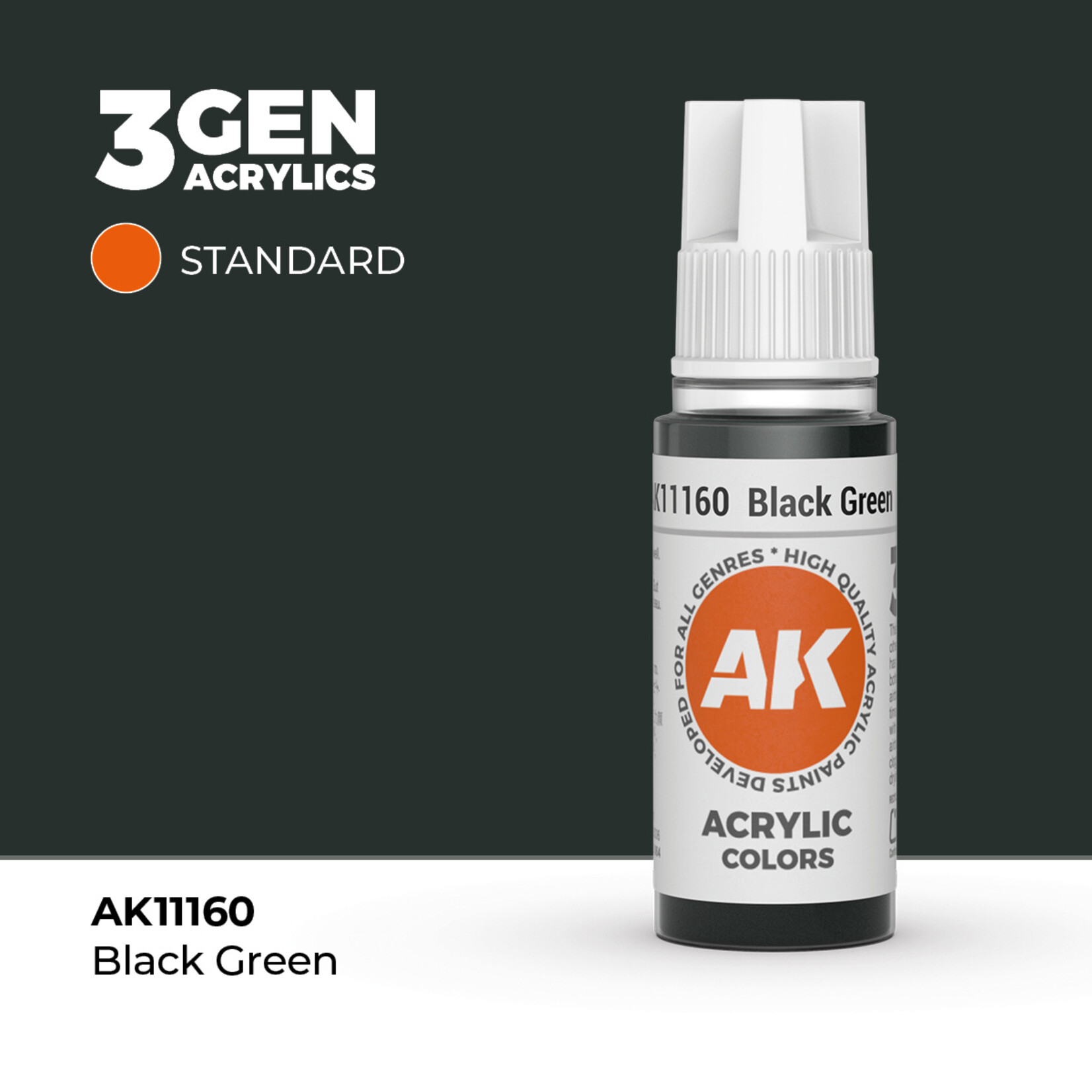 AK Interactive AK Interactive: 3G - Black Green 17ml - Standard