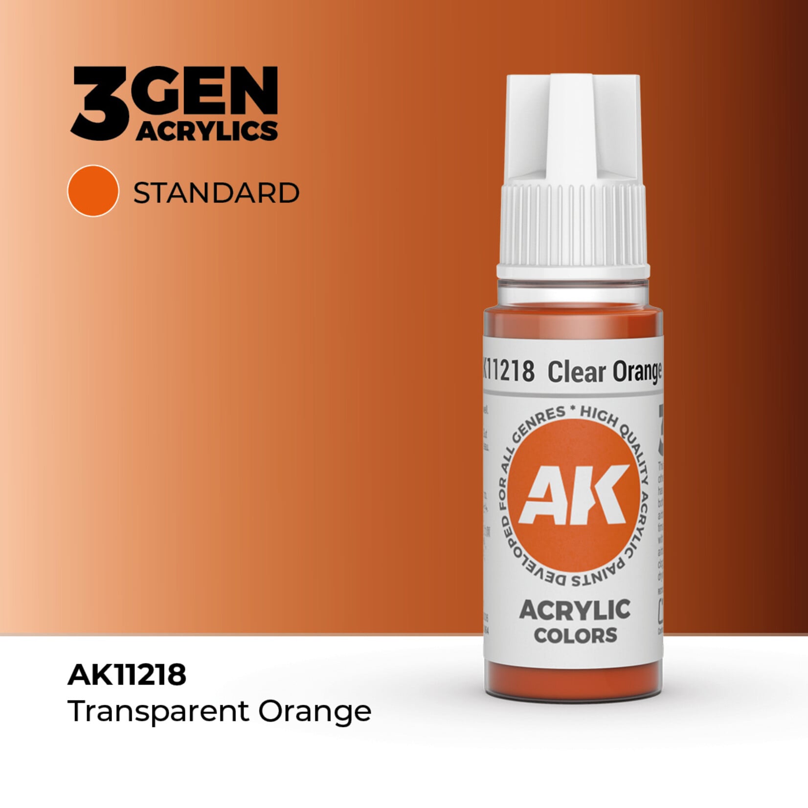 AK Interactive AK Interactive: 3G - Clear Orange 17ml
