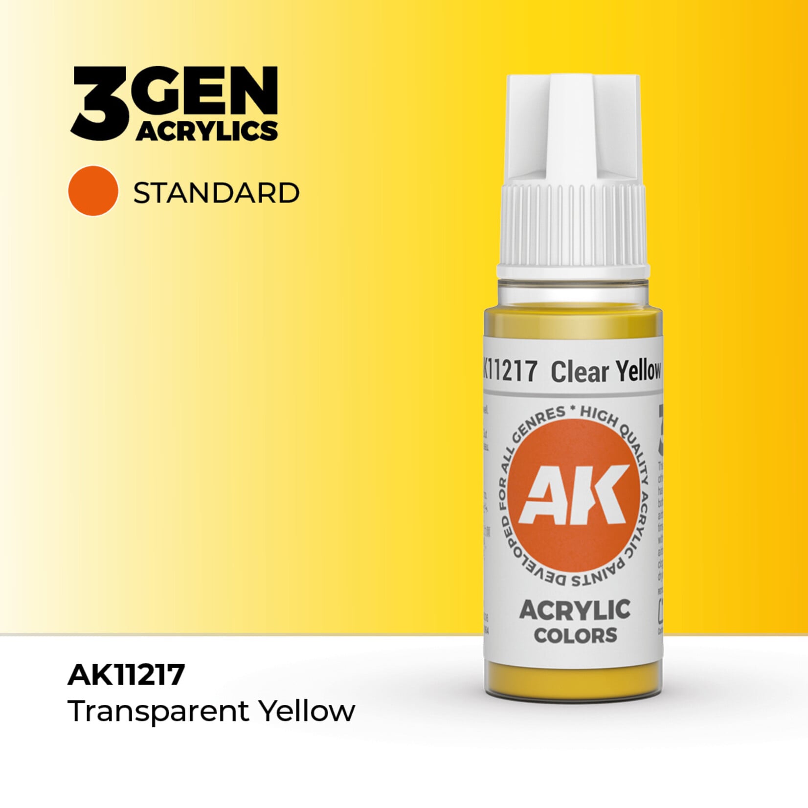 AK Interactive AK Interactive: 3G - Clear Yellow 17ml