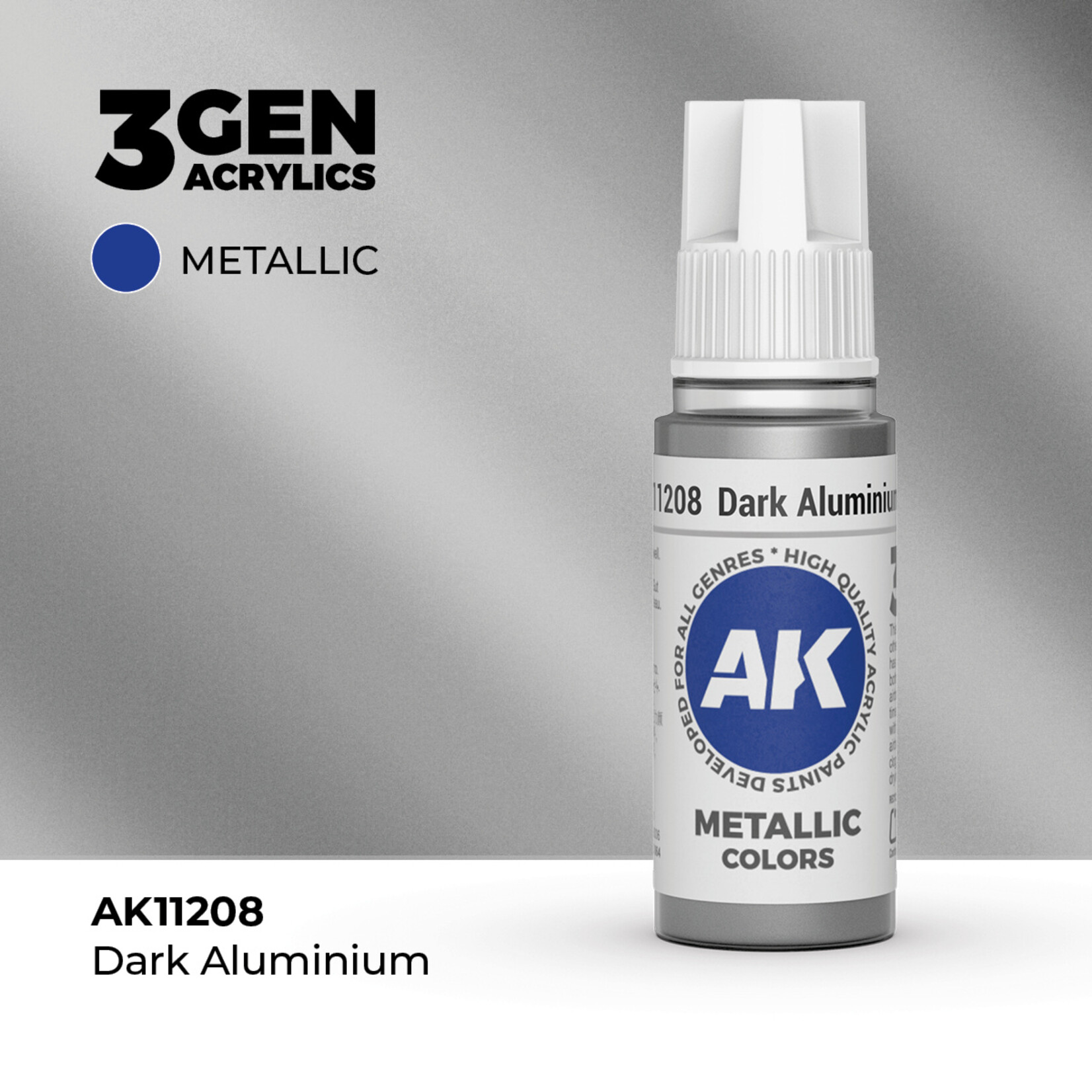 AK Interactive AK Interactive: 3G - Dark Aluminium 17ml